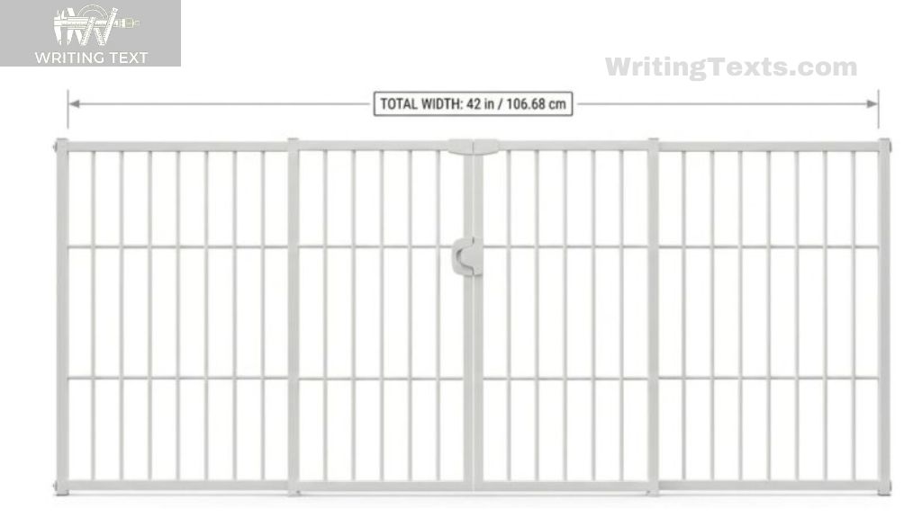 Extra-Wide Baby Gate That Is 42 Inches Long