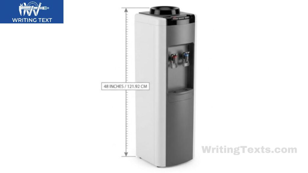 Floor-Standing Water Dispenser That is 48 Inches Long