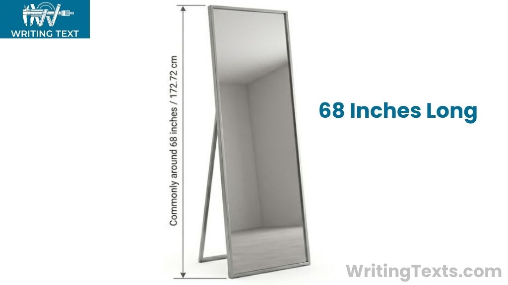 Full-Length Dressing Mirror That Is 68 Inches Long