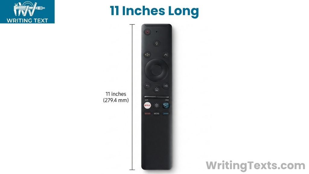 Full-Sized TV Remote Control That Is 11 Inches Long