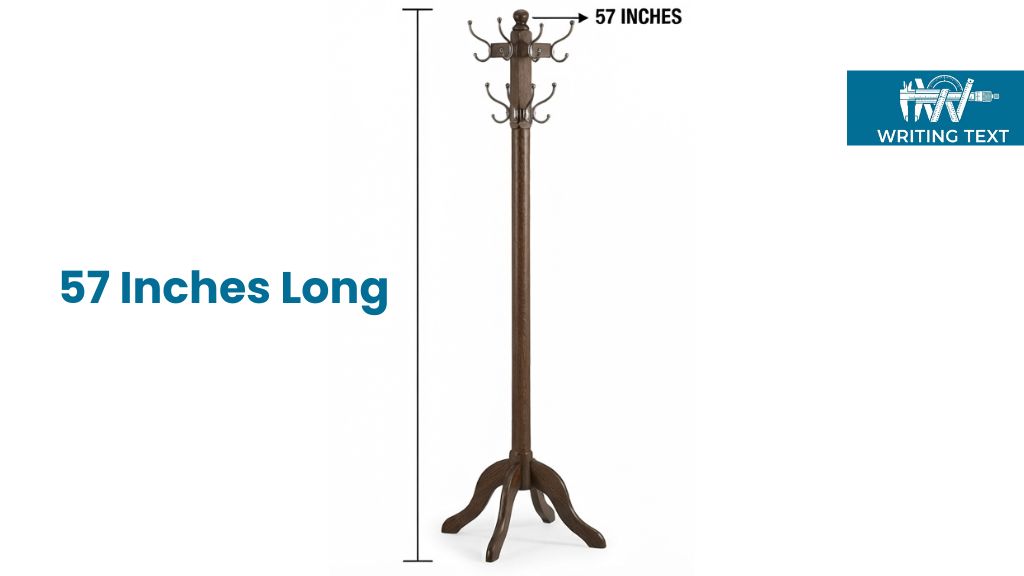 Hall Tree Coat Rack That Is 57 Inches Long