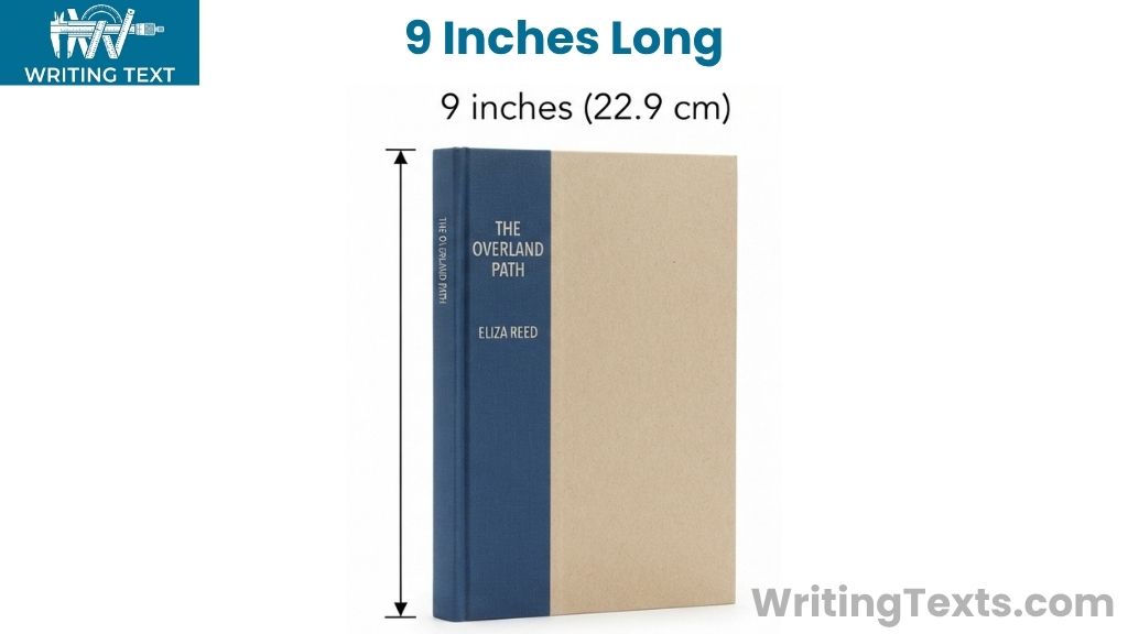 Hardcover Trade Novel That Is 9 Inches Big