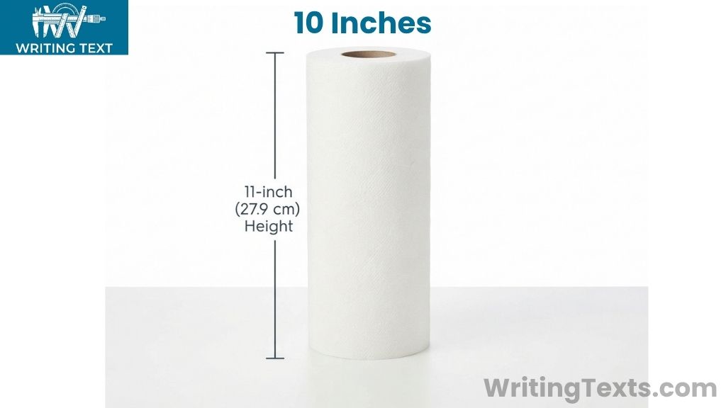 Kitchen Paper Towel Roll Height That Is 10 Inches Long