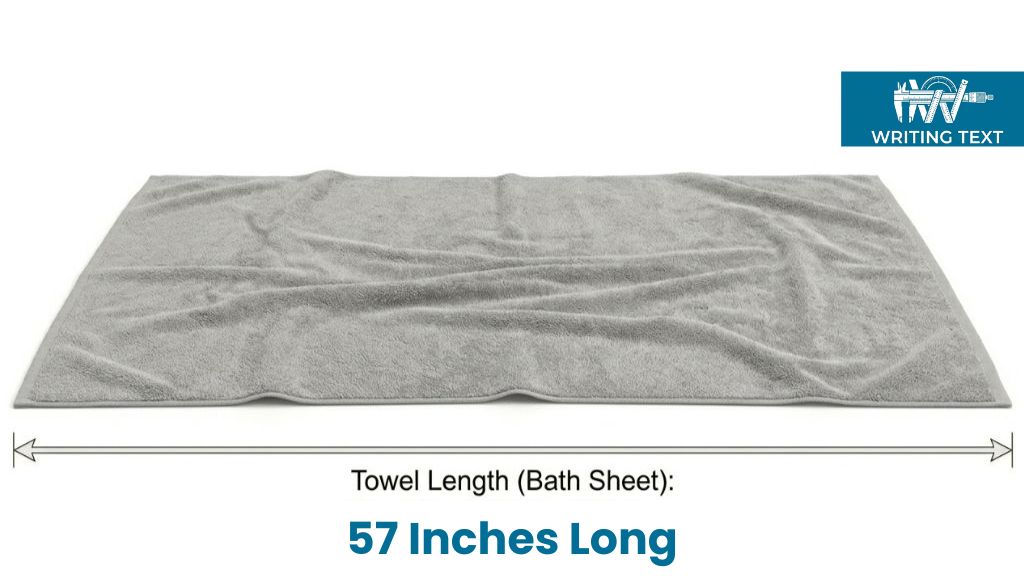 Large Bath Towel / Bath Sheet That Is 57 Inche Long