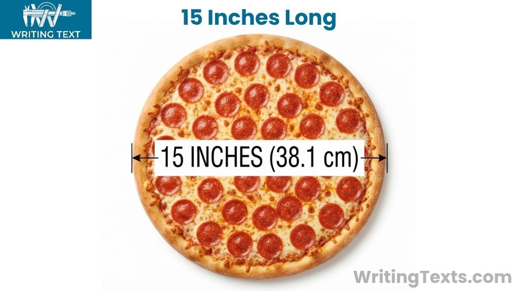 Large Pizza That Is 15 Inches Big