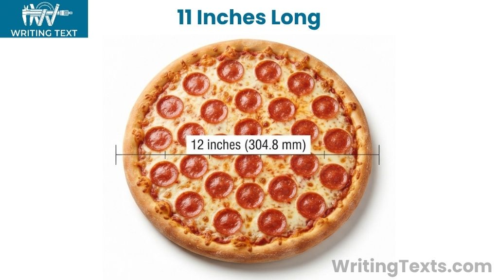 Medium Pizza That Is 11 Inches Big
