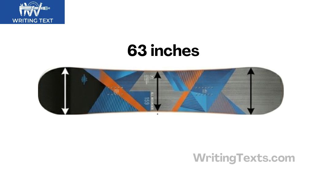Men's Snowboard That is 63 Inches Long