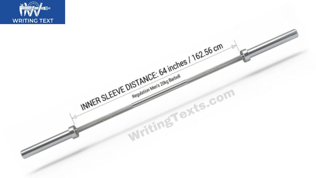 Olympic Barbell Inner Sleeve Distance That is 64 Inches Long