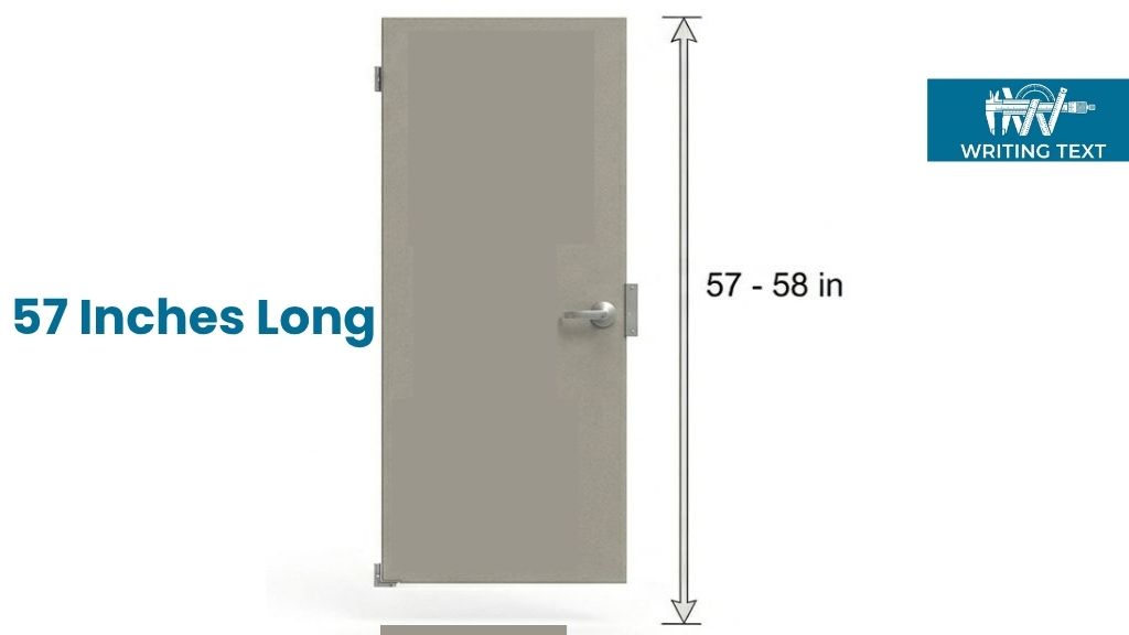 Public Bathroom Stall Door That Is 57 Inches Long