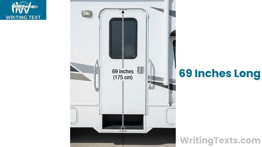 RV Entrance Door That Is 69 Inches Long