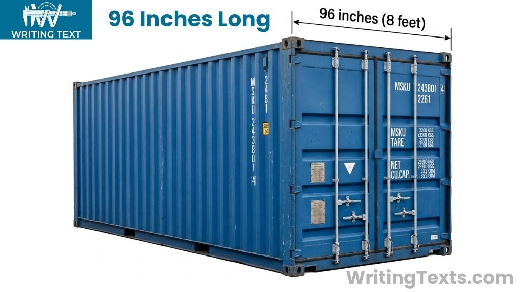 Shipping Container External Width That Is 96 Inches Long