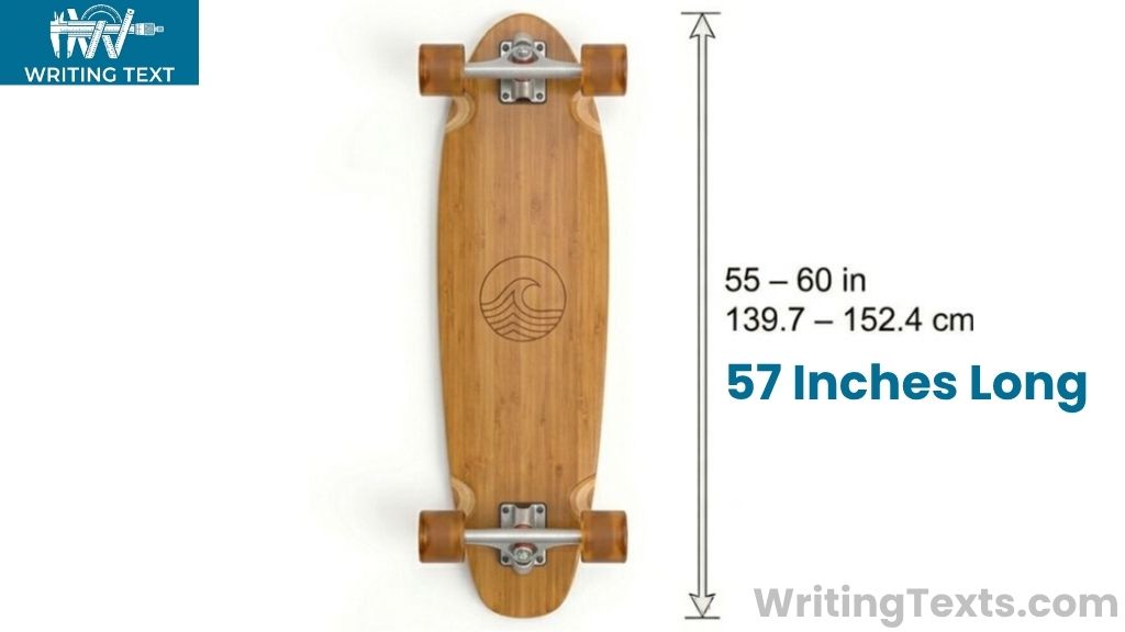 Skateboard Longboard That Is 57 Inches Long