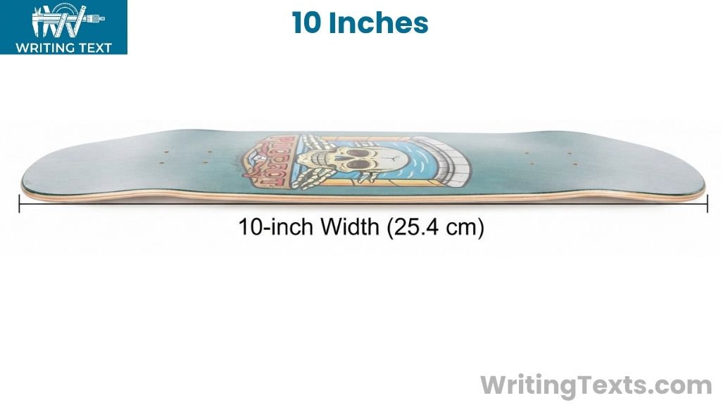 Skateboard Pool Deck That Is 10 Inches Long
