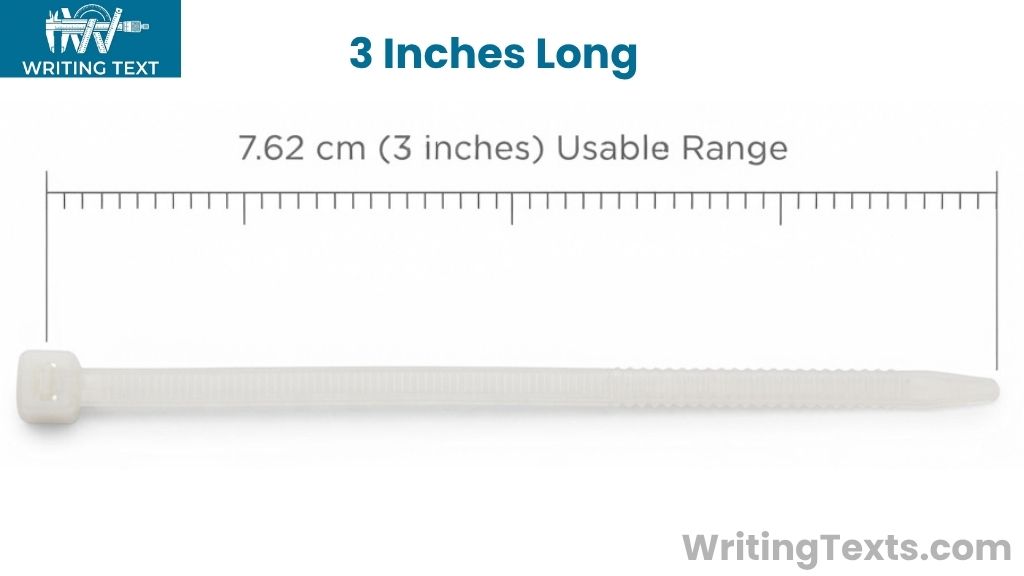 Small Zip Tie That Is 3 Inches Long