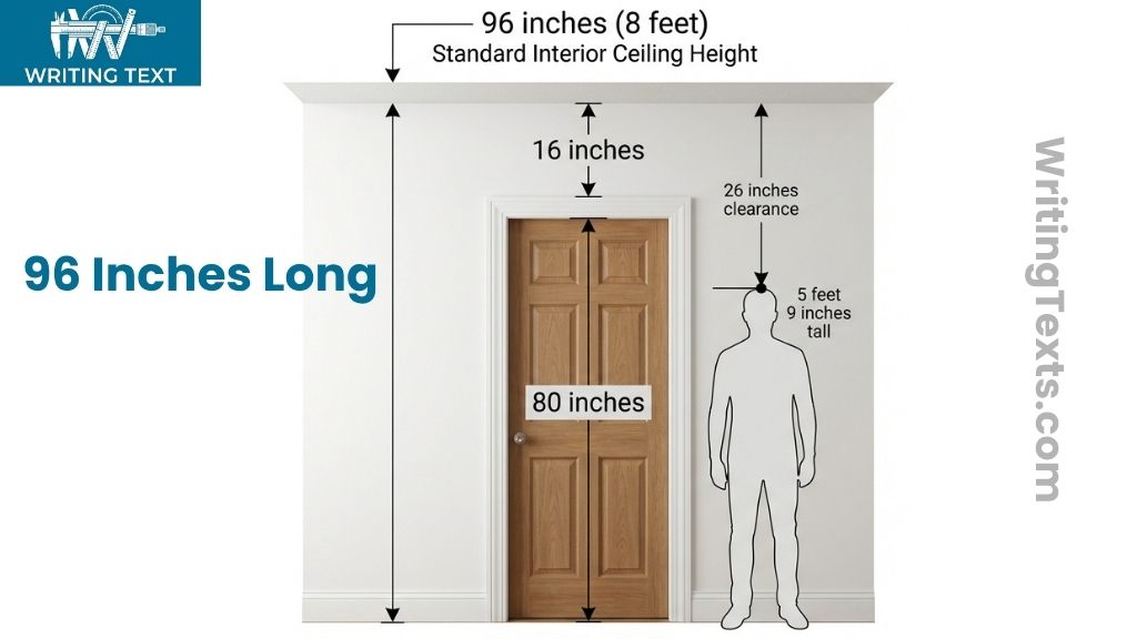 Standard Interior Ceiling Height That Are 96 Inches Long