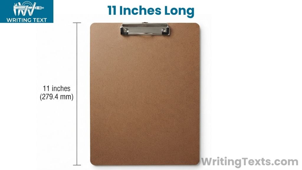 Standard Office Clipboard That Is 11 Inches Long