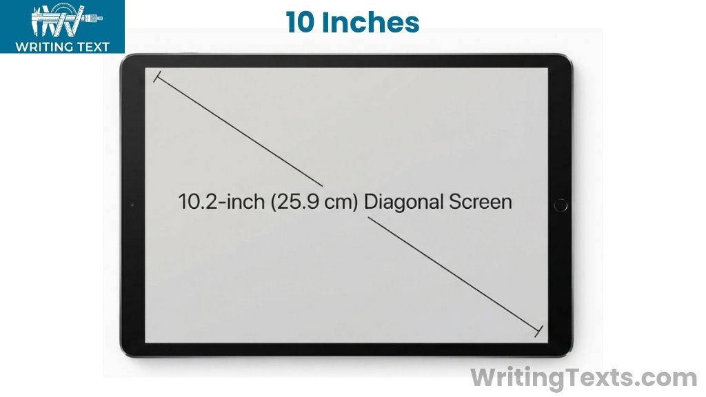 Tablet / iPad Screen That Measure 10 Inches Long