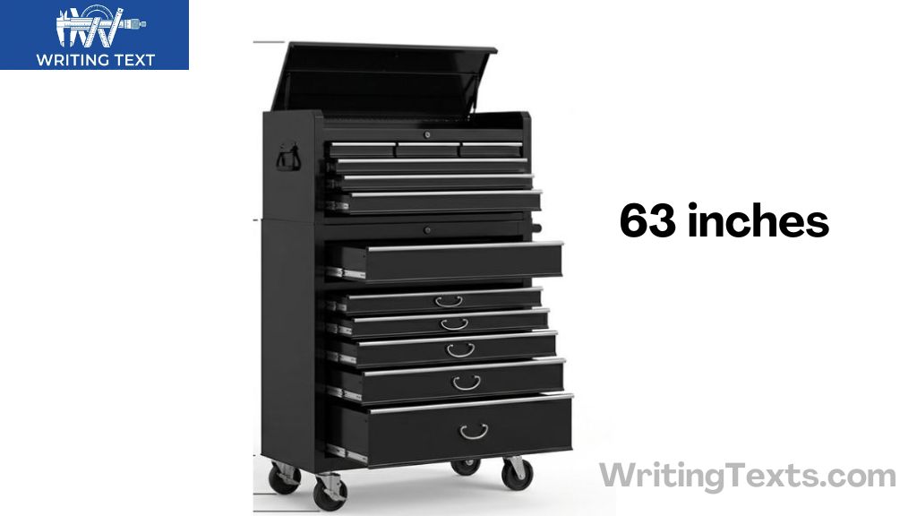 Tall Rolling Tool Cabinet That is 63 Inches Long