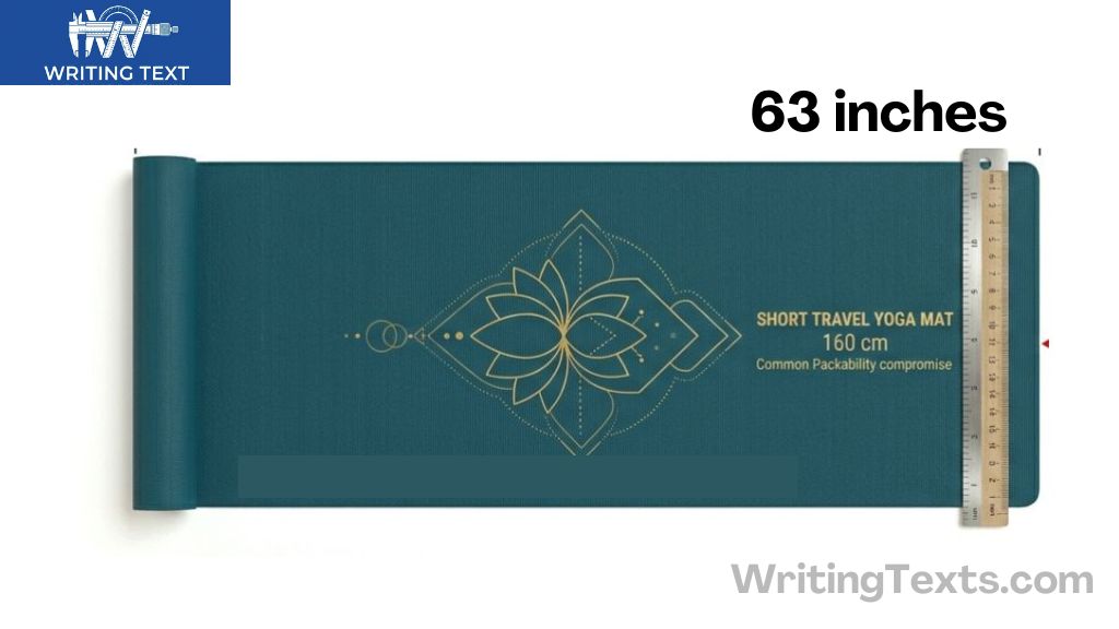 Travel Yoga Mat That is 63 Inches Long