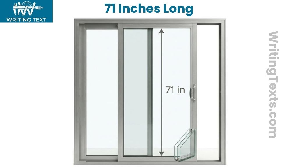 Triple-Pane Sliding Glass Door That Are 71 Inches Long