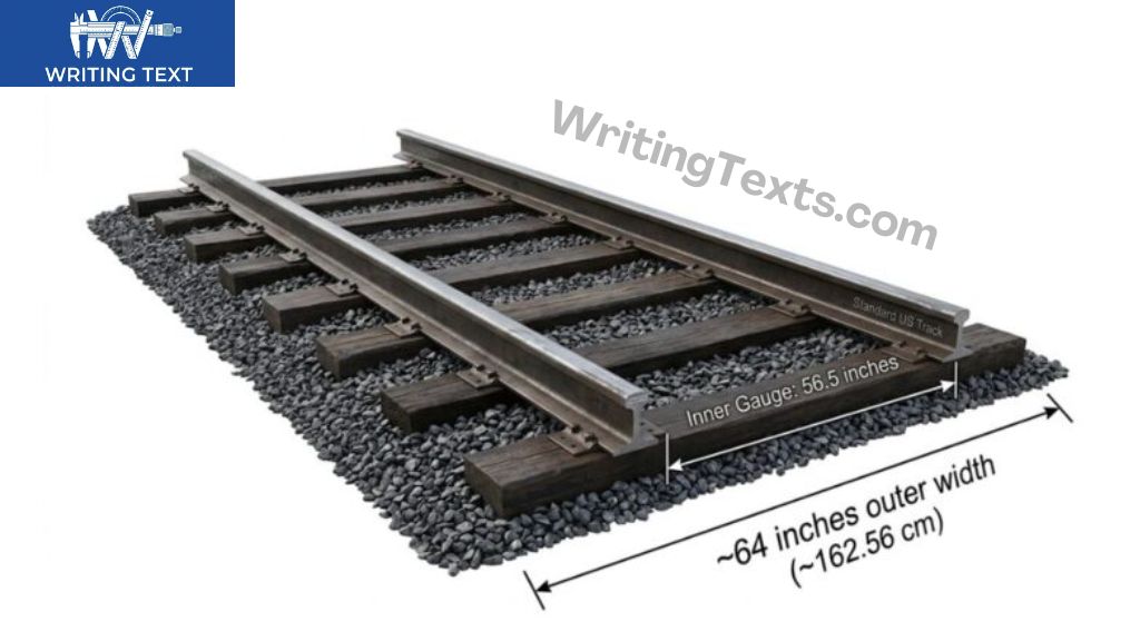 US Railroad Track That is 64 Inches Long