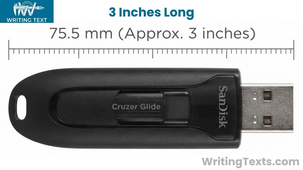 USB Flash Drive That Is 3 Inches Long