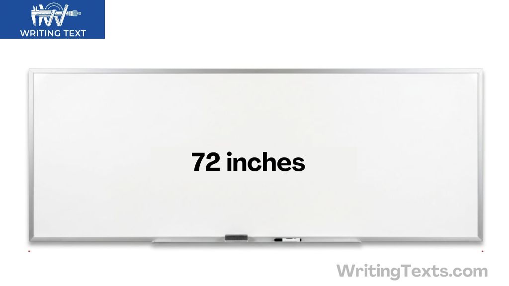 Whiteboard That is 72 Inches Long