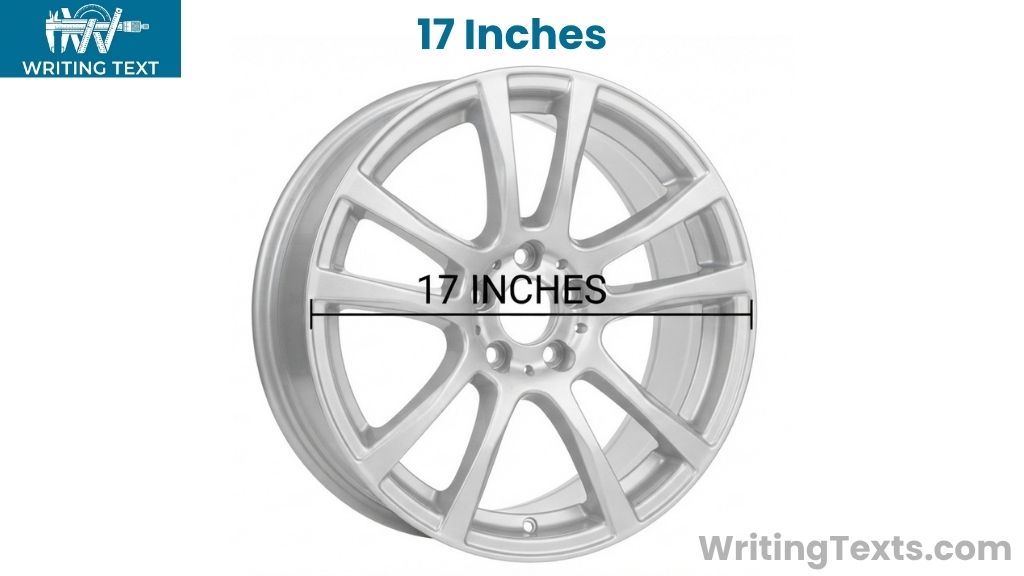 Car Tire Rim That Is 17 Inches Long