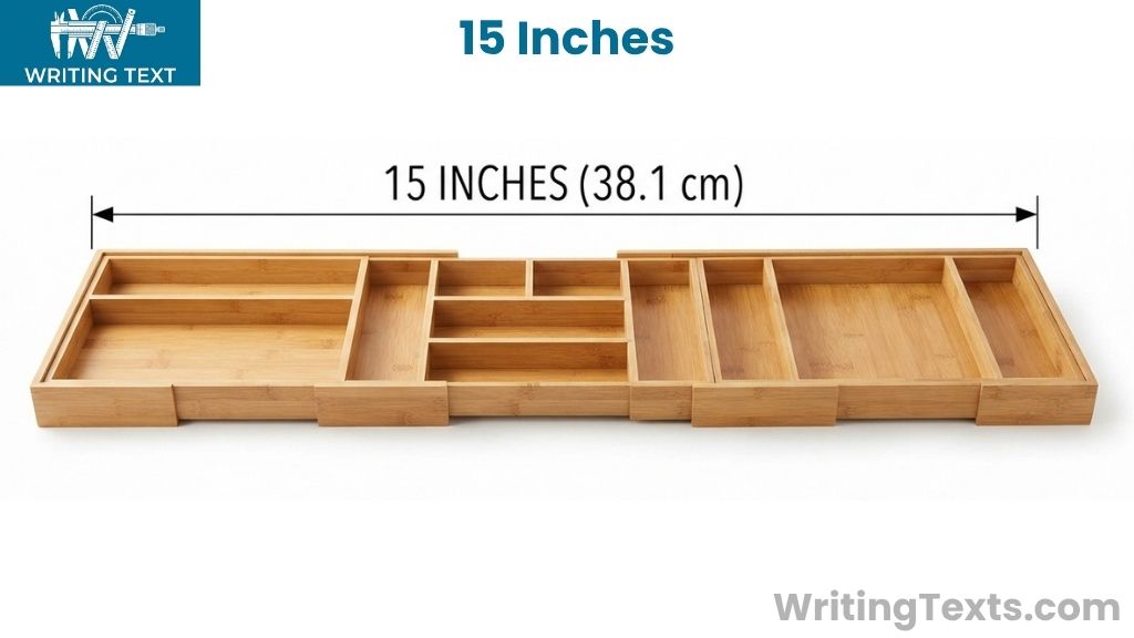 Drawer Organizer That Is 15 Inches Big