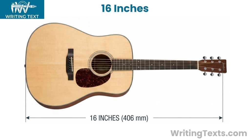 Dreadnought Acoustic Guitar That Are 16 Inch Long