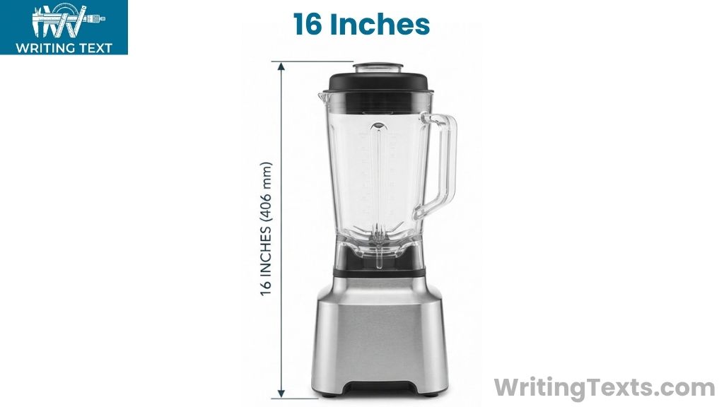 Full-Size Countertop Blender That Is 16 Inches Long