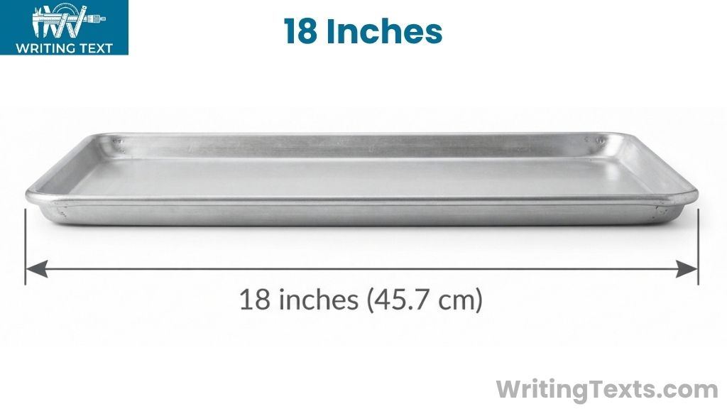 Half-Sheet Baking Pan That is 18 Inch Long