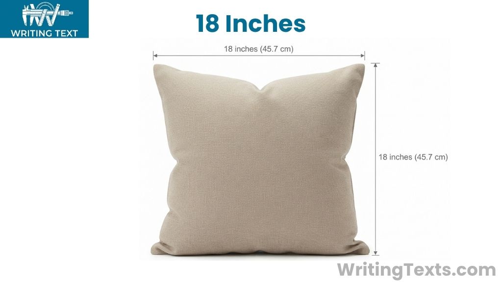 Large Throw Pillow That Are 18 Inches Long