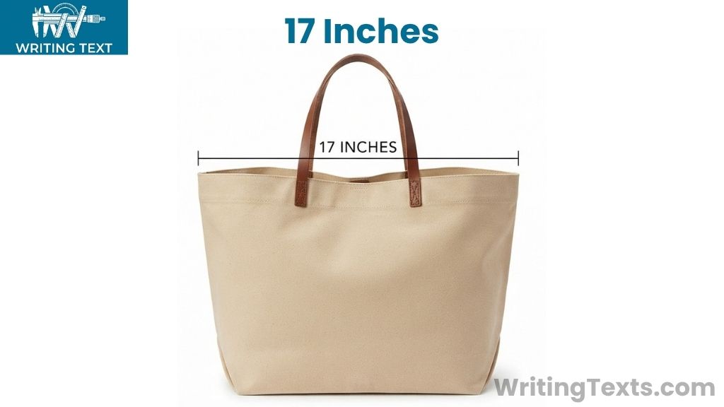 Large Tote Bag That Is 17 Inches Long