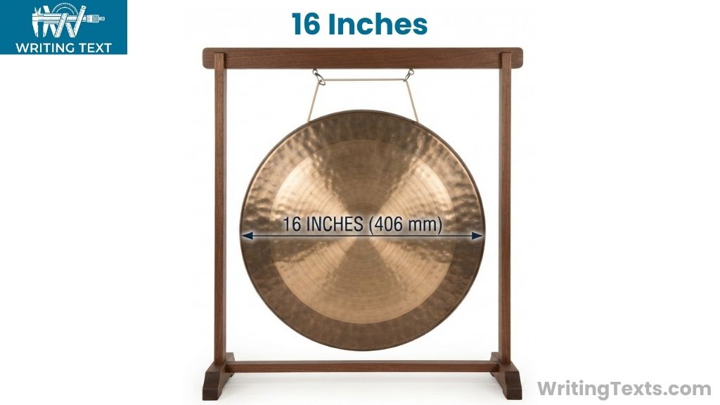 School Music Room Gong That Are 16 Inches Long