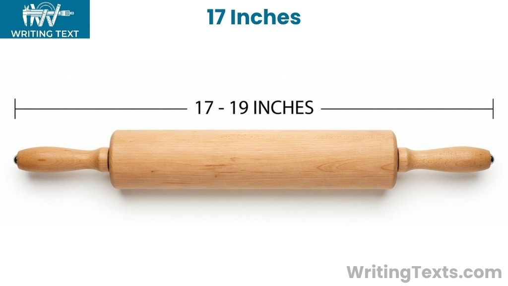 Standard Rolling Pin That Is 17 Inches Long